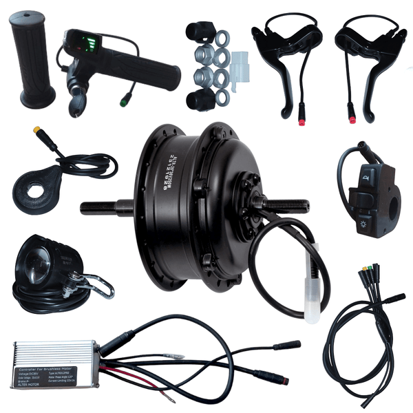 ALTER 36V 250W (013 PRO) CYCLE HUB MOTOR KIT | 12 MAGNETS PAS | ALL WATERPROOF CONNECTORS (MULTI SPEED) - Alter Bikes