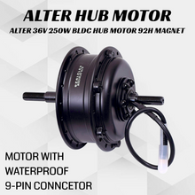 ALTER 36V 250W (002S) CYCLE HUB MOTOR KIT (BLACK) (Copy) Alter Bikes