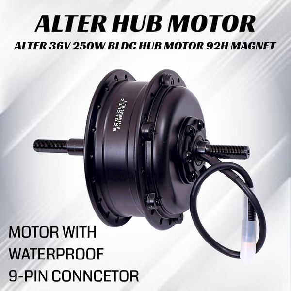 ALTER 36V 250W (003 PRO) CYCLE HUB MOTOR KIT (MULTI SPEED) Alter Bikes
