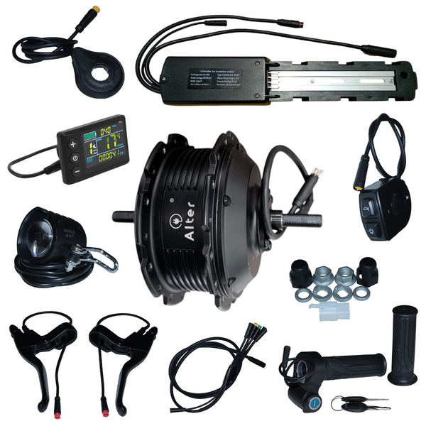 ALTER 36V 250W (014-WP) CYCLE HUB MOTOR KIT(SINGLE SPEED) {ALL CONNECTORS ARE WATERPOOF} Alter Bikes