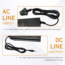 24V 2A (ROUND - PIN) Smart E - Bike Charger with Reverse Polarity Function & Auto cut off Function, Output Voltage / Current: 29.4V - Alter Bikes