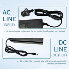 36V 2A (ROUND - PIN) Smart E - Bike Charger with Reverse Polarity Function & Auto cut off Function, Output Voltage / Current: 42V - Alter Bikes
