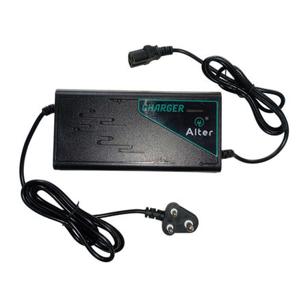 36V 3A (3 - PIN JACK) Smart E - Bike Charger with Reverse Polarity Function & Auto cut off Function, Output Voltage / Current: 42V - Alter Bikes