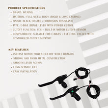 ALTER WUXING Full Metal E-Bike Brake Lever Power Cutoff Black Alter Bikes