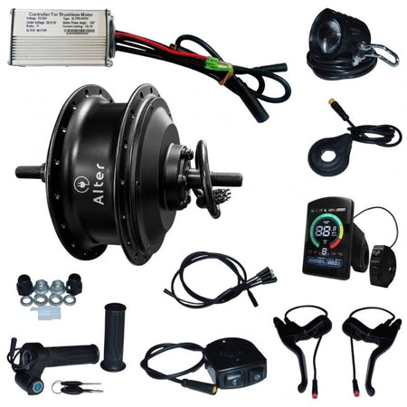 ALTER 36V 250W (IN-014 PRO) CYCLE HUB MOTOR KIT(SINGLE SPEED) {ALL CONNECTORS ARE WATERPOOF} Alter Bikes