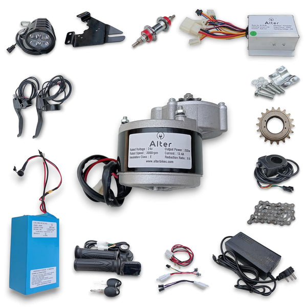 ALTER 36V 250W (T-001S) ELECTRIC TRICYCLE CONVERSION KIT (Copy) Alter Bikes