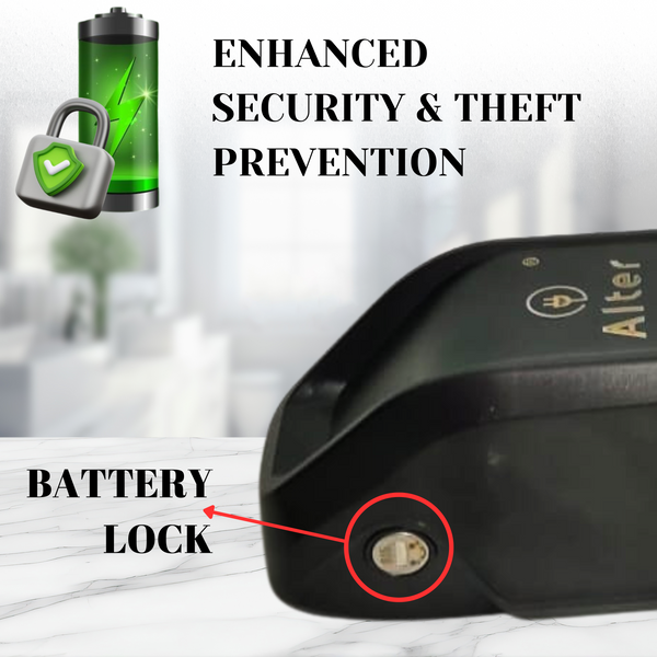 ALTERABATT 36V 7.8AH LITHIUM ION HAILONG CASE BATTERY {REMOVABLE} BATTERY {BIS CERTIFIED} Alter Bikes