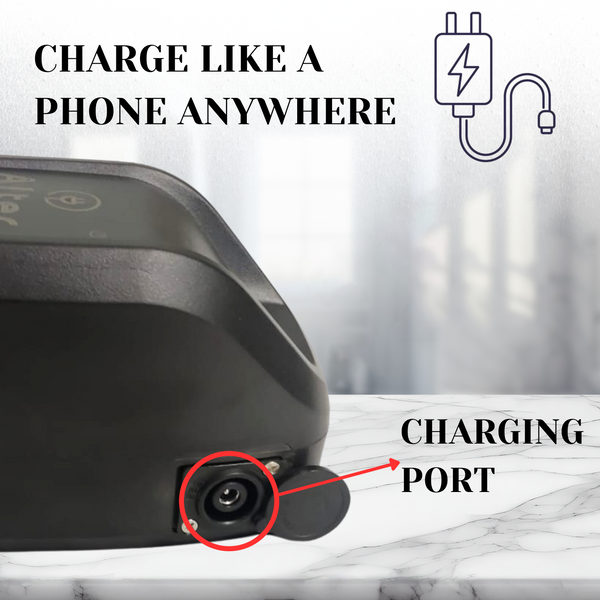 ALTERABATT 36V 15.6 AH LITHIUM ION HAILONG CASE BATTERY {REMOVABLE} BATTERY {BIS CERTIFIED} Alter Bikes