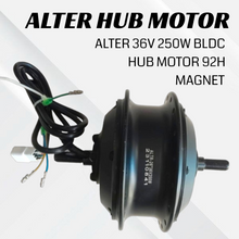 ALTER 36V 250W (001 PRO) CYCLE HUB MOTOR KIT (BLACK)(MULTI SPEED) (Copy) Alter Bikes