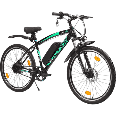 ALTER 26" (016PRO) ELECTRIC CYCLE | REMOVABLE BATTERY| INBUILT CONTROLLER |ALL WATERPROOF CONNECTOR | PAS 3 CONTROL MODE (AQUA BLUE, 13AH) - Alter Bikes