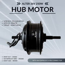 ALTER 36V 250W (001 PRO) CYCLE HUB MOTOR KIT (MULTI SPEED) - Alter Bikes
