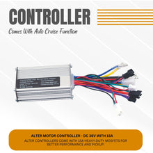 ALTER 36V 250W (002S) CYCLE HUB MOTOR KIT (MULTI SPEED) - Alter Bikes