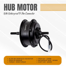 ALTER 36V 250W (002S) CYCLE HUB MOTOR KIT (MULTI SPEED) - Alter Bikes