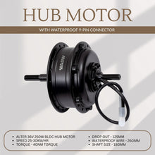 ALTER 36V 250W (002S PRO) CYCLE HUB MOTOR KIT (MULTI SPEED) - Alter Bikes