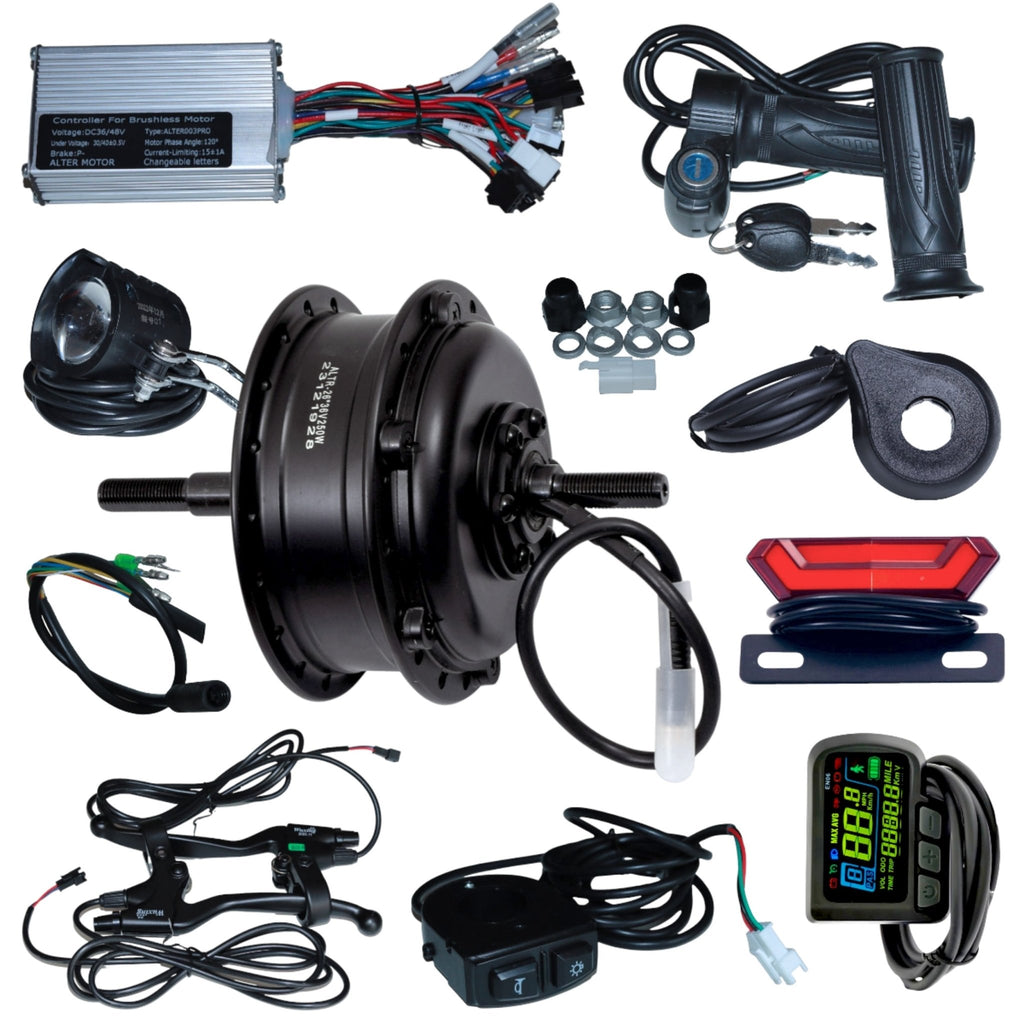 geekay electric bicycle Buy 36V 250W Ultra Premium Hub Motor Kit (BLDC) For Cycle Online Geekay Gear Cycle With Battery