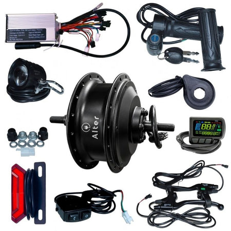 ALTER 36V 250W (003 PRO) CYCLE HUB MOTOR KIT (SINGLE SPEED) - Alter Bikes