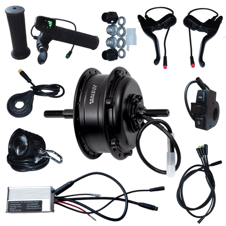 ALTER 36V 250W (013 PRO) CYCLE HUB MOTOR KIT | 12 MAGNETS PAS | ALL WATERPROOF CONNECTORS (MULTI SPEED) - Alter Bikes