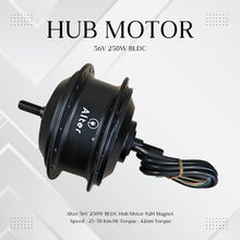 ALTER 36V 250W (T-001S) ELECTRIC TRICYCLE HUB MOTOR KIT - Alter Bikes
