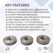 ALTER Steel Gear for Fat Bike Hub Motor - 36 Teeth (Set of 3) - Alter Bikes