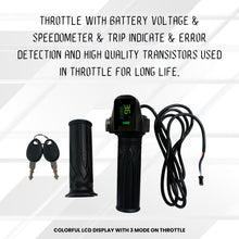 ALTER Throttle with Colorful LCD Screen & Key Ignition TT87PROC - Alter Bikes