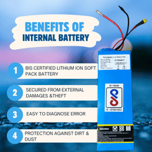 ALTERABATT 36V 15.6AH LITHIUM ION SOFT PACK {NON REMOVABLE} BATTERY {BIS CERTIFIED} - Alter Bikes